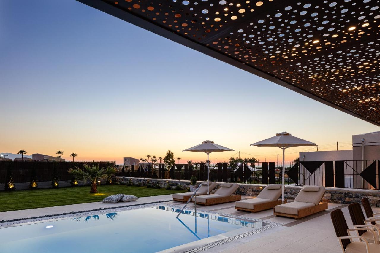 Terrazzo Luxury Villas Pigianos Kampos  Bagian luar foto