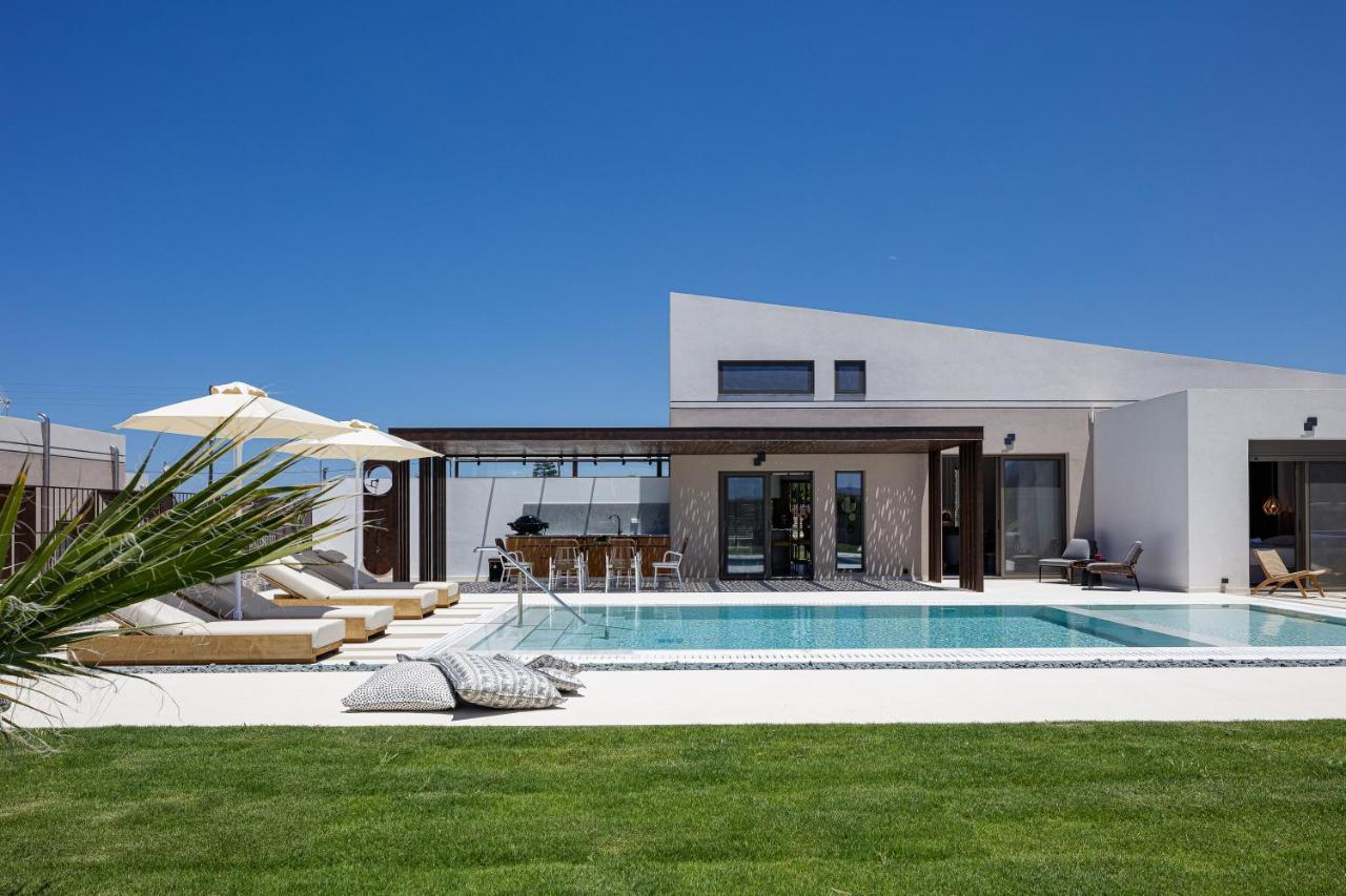 Terrazzo Luxury Villas Pigianos Kampos  Bagian luar foto