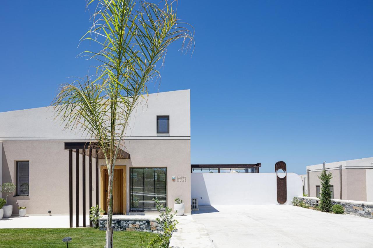 Terrazzo Luxury Villas Pigianos Kampos  Bagian luar foto