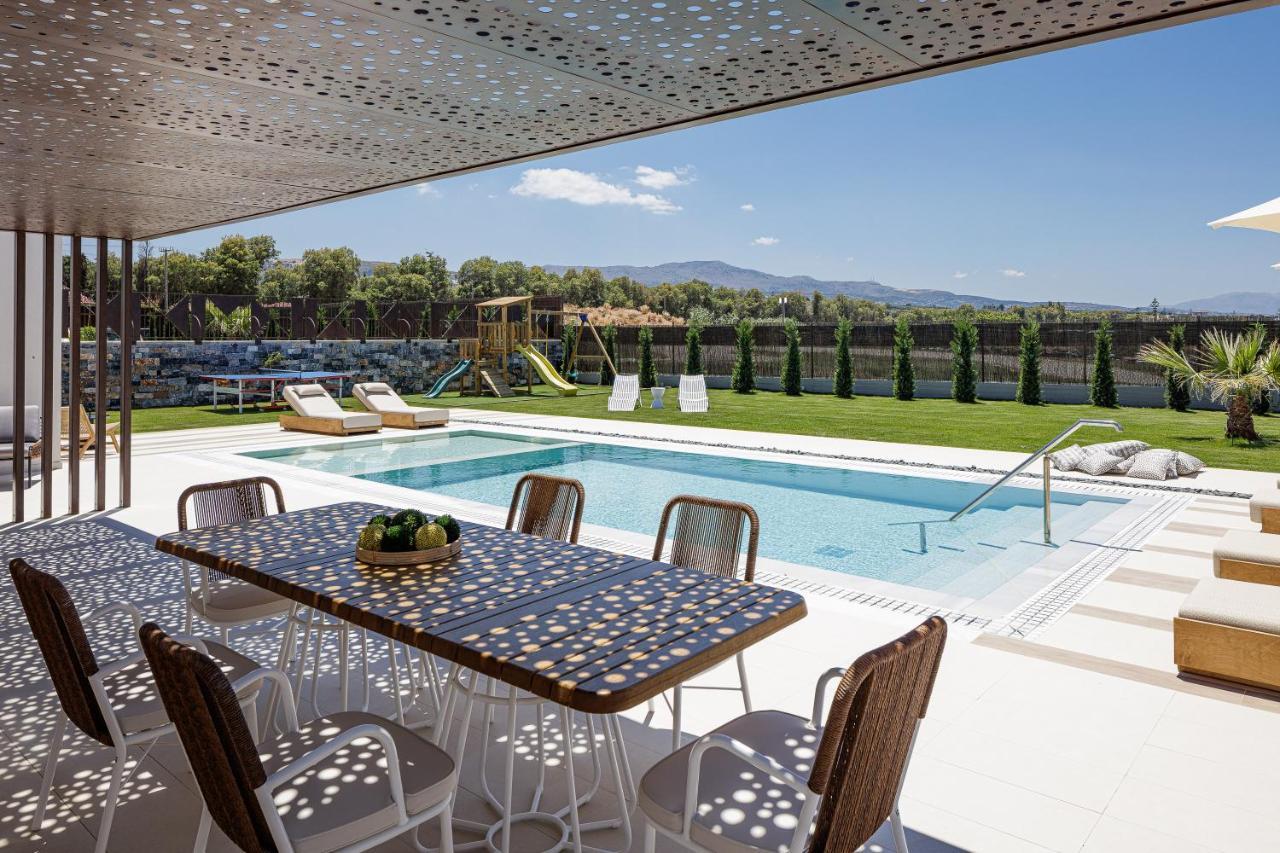 Terrazzo Luxury Villas Pigianos Kampos  Bagian luar foto