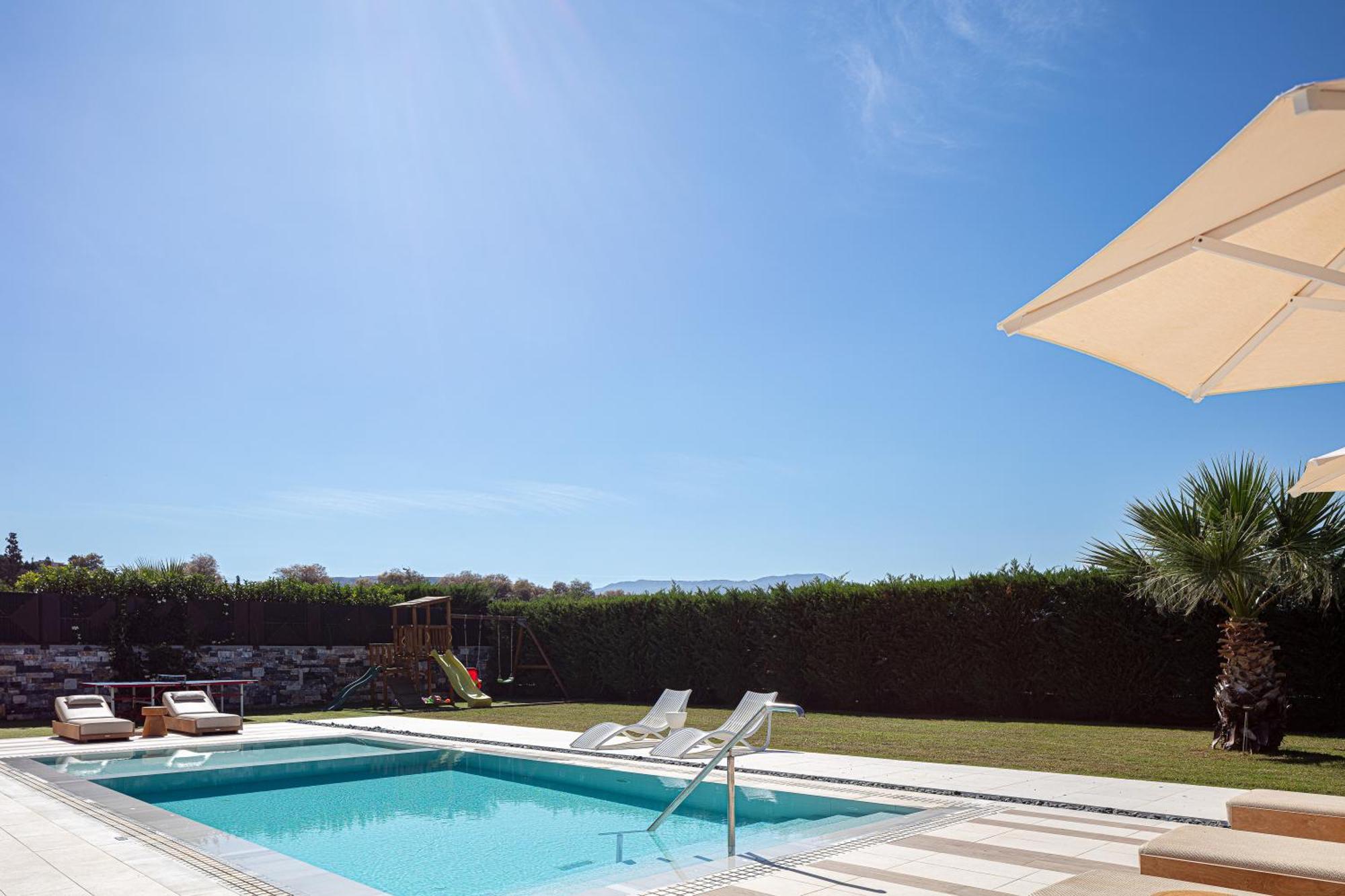 Terrazzo Luxury Villas Pigianos Kampos  Bagian luar foto