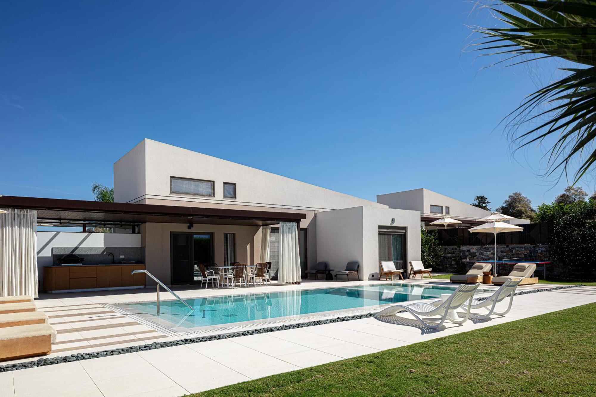 Terrazzo Luxury Villas Pigianos Kampos  Bagian luar foto