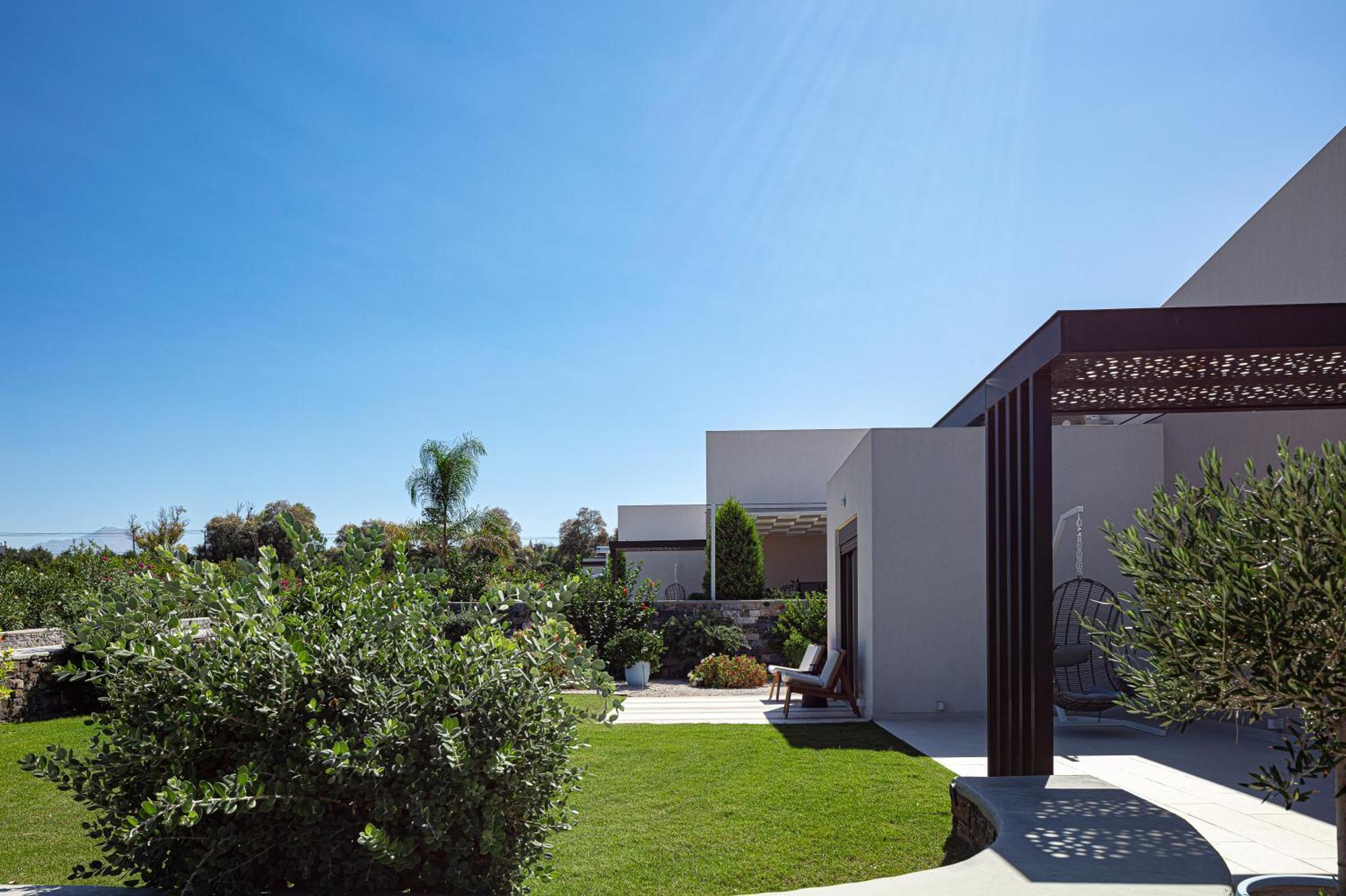 Terrazzo Luxury Villas Pigianos Kampos  Bagian luar foto